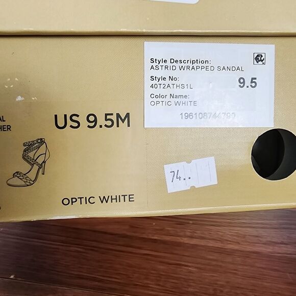 Michael Michael Kors White Astrid Wrapped Sandal 9.5 NIB - Picture 8 of 12